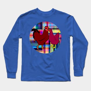 Chicken and Rooster Long Sleeve T-Shirt